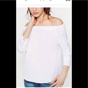 Zara off the shoulder blouse